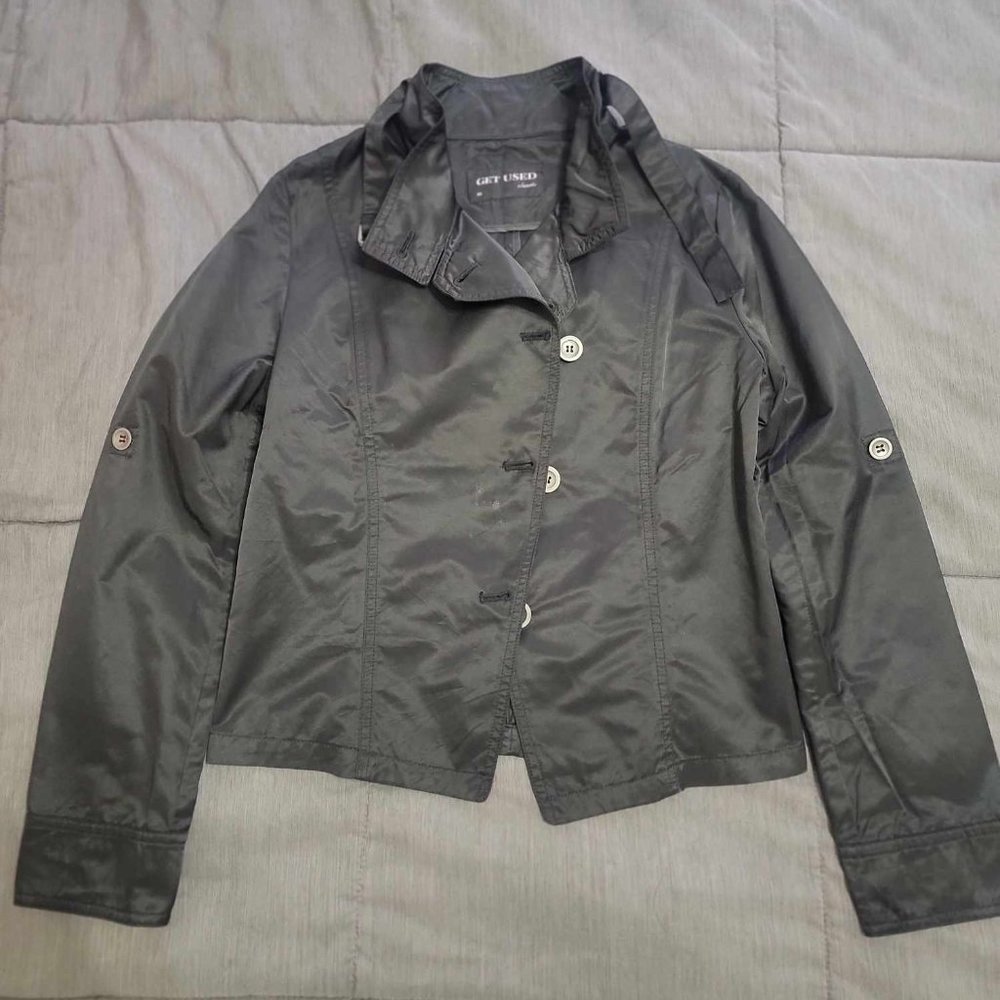 Black GET USED Classic Jacket Size 6 US